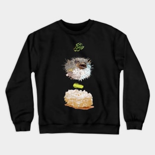 Sushi with blowfish Crewneck Sweatshirt